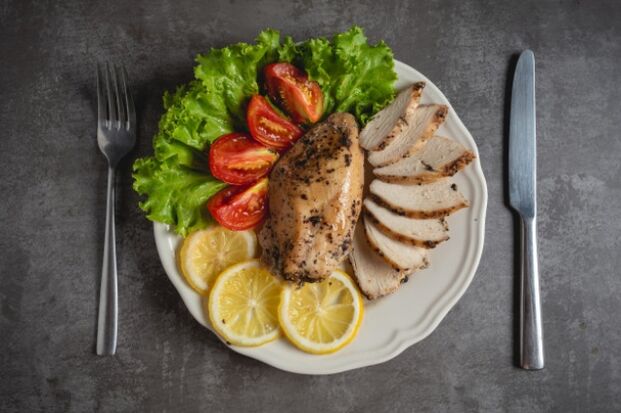 Grill di pollo con verdure
