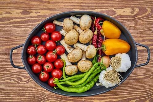 verdure con una dieta cheto